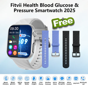 GT5 Pro Max Blood Glucose Watch With BP+HRV+ECG(EKG)+PGG+SpO2+SOS+Stress+Sleep Monitoring Supports Voice Calls And Fitness Tracker