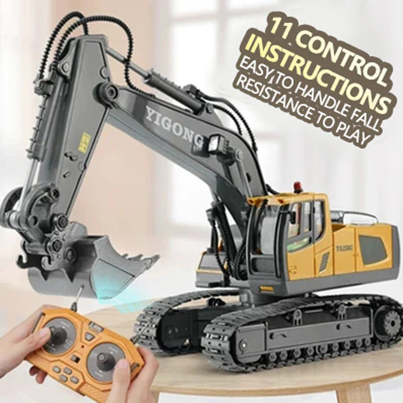 Super fun toy excavator