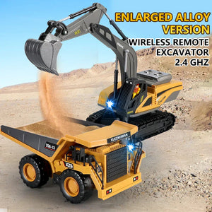 Super fun toy excavator