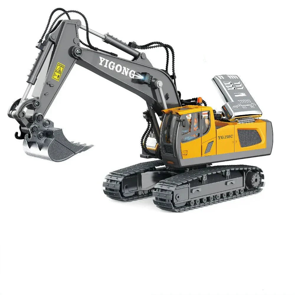 Super fun toy excavator