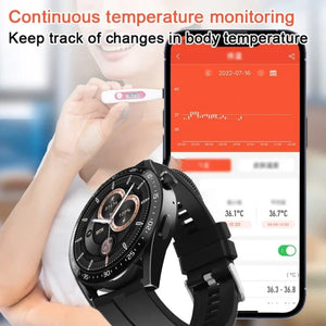🔥🔥HW Pro Painless Blood Glucose ALL DAY Real-Time Monitoring Smart Bluetooth Watch