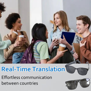AI Wireless Bluetooth Translation Glasses